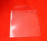 200 PREMIUM Clear CD DVD BDR PLASTIC Sleeves + Sleeve Flap 150 MICRON CPP PP