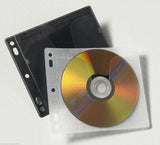100 COLOUR double sided Plastic Sleeves CD DVD BD-R Covers Protectors HOLD 200