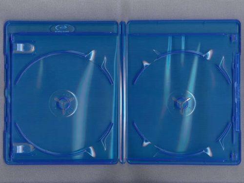 Double Blu Ray Cover Case 12mm Holds 2 BluRay Disc with Clear plastic in Front