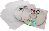800 Clear Plastic CD / DVD Sleeves HIGH QUALITY Premium PP Sleeve with flap cpp