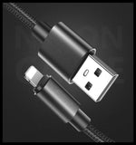 Braided USB Charging Phone Cable Data Cord Charger For iPhone 12 11 7 X 8 6 iPad