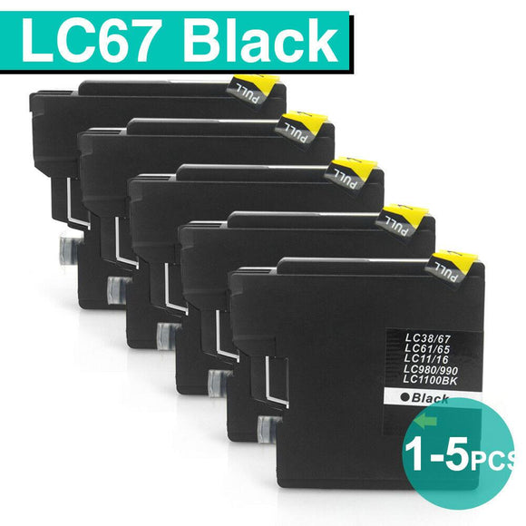 1-10 BLACK LC-38 LC-67 LC38 LC67 cartridges For Brother MFC6690 J5890 j6890