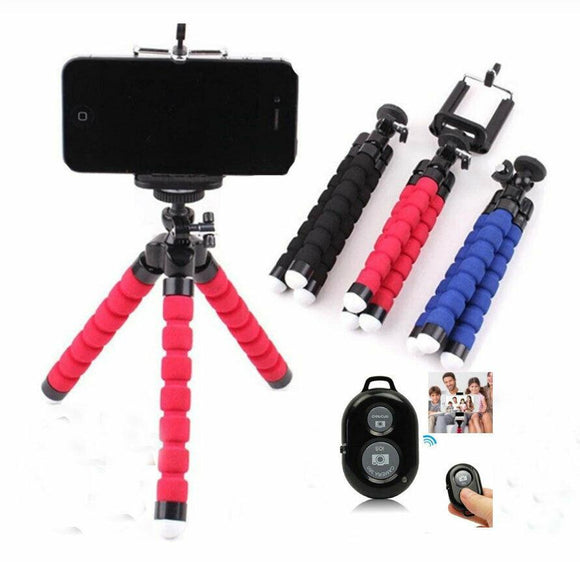 New Mini Flexible Tripod Mobile Phone Stand Holder For Iphone Camera Video