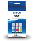 Epson Genuine T502 BK/C/M/Y Ink Bottle Set->ET2700/ET2750/ET3700/ET4750 T03K192